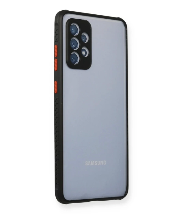 Newface Samsung Galaxy A72 Kılıf Miami Şeffaf Silikon
