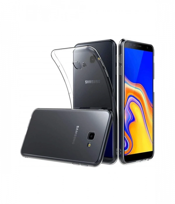 Newface Samsung Galaxy J4 Plus Kılıf Lüx Şeffaf Silikon