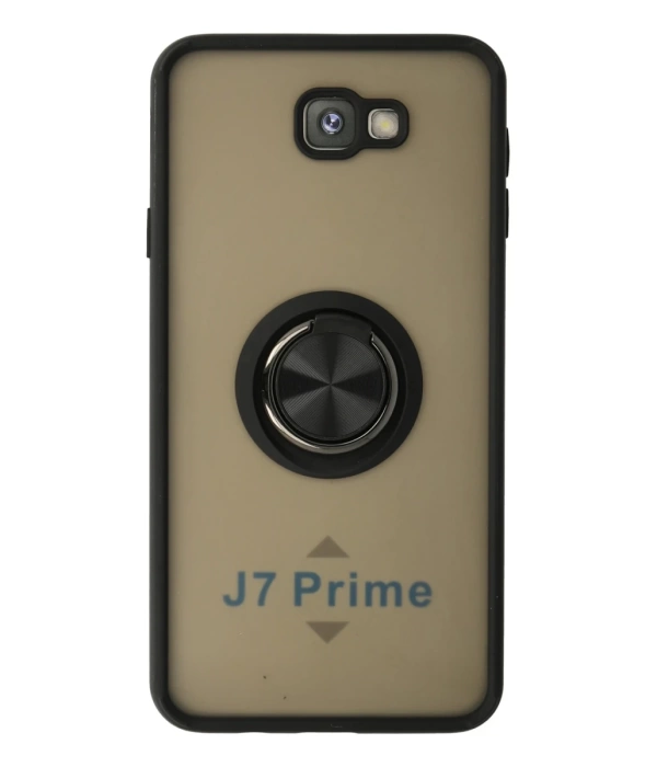 Newface Samsung Galaxy J7 Prime Kılıf Montreal Yüzüklü Silikon Kapak