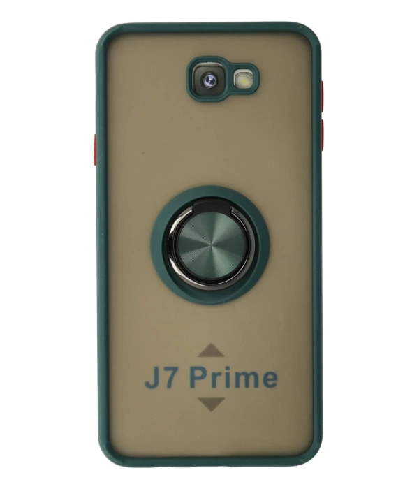 Newface Samsung Galaxy J7 Prime Kılıf Montreal Yüzüklü Silikon Kapak