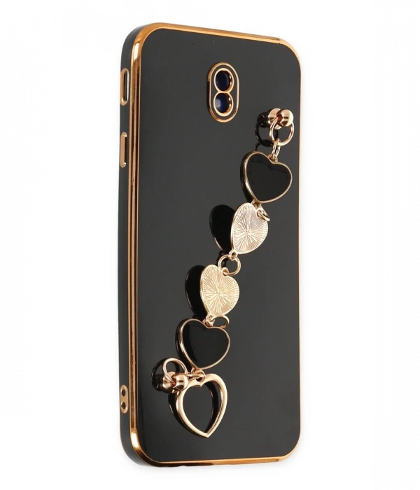 Samsung Galaxy J7 Pro / J730 Kılıf Esila Silikon - Siyah