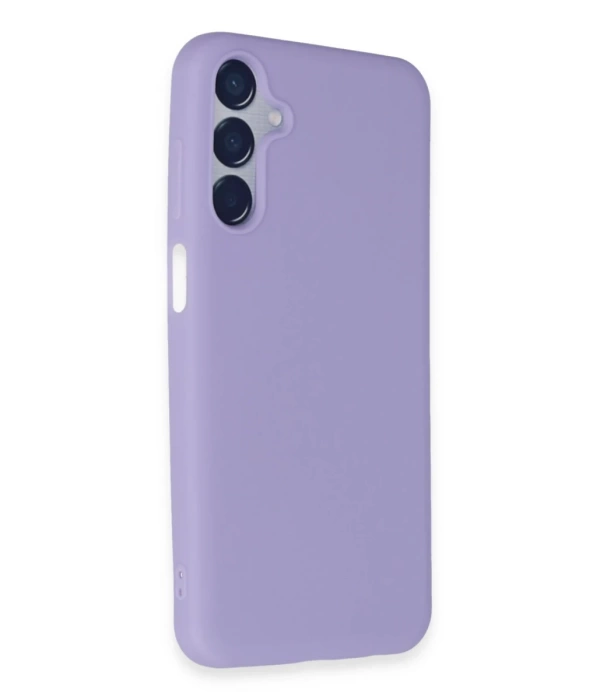 Newface Samsung Galaxy M15 Kılıf First Silikon - Lila