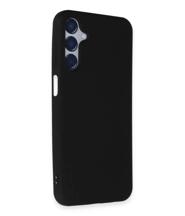 Newface Samsung Galaxy M15 Kılıf First Silikon - Siyah