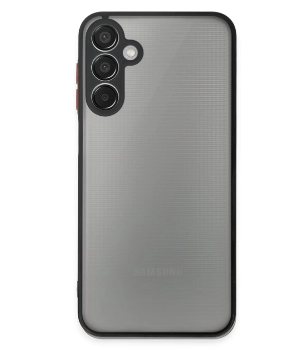 Newface Samsung Galaxy M15 Kılıf Montreal Silikon Kapak - Siyah