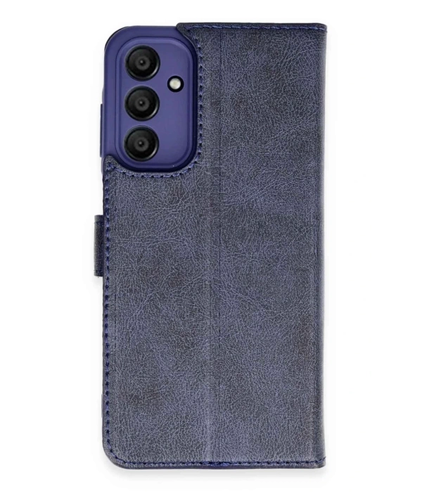 Newface Samsung Galaxy M15 Kılıf Trend S Plus Kapaklı Kılıf - Lacivert
