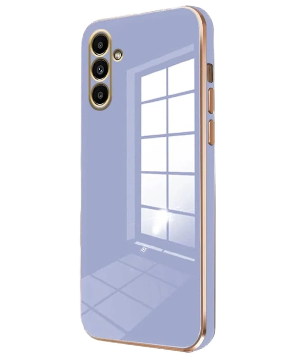 Newface Samsung Galaxy M15 Kılıf Volet Silikon - Mavi