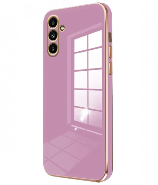 Newface Samsung Galaxy M15 Kılıf Volet Silikon - Mor