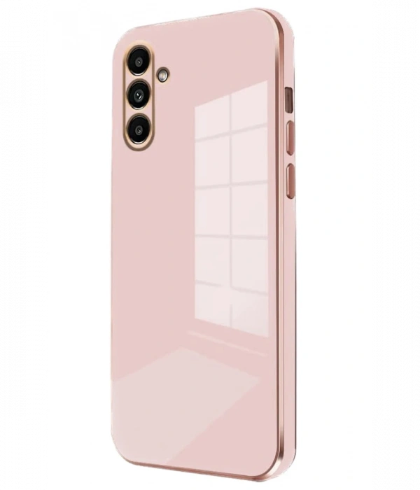Newface Samsung Galaxy M15 Kılıf Volet Silikon - Pembe
