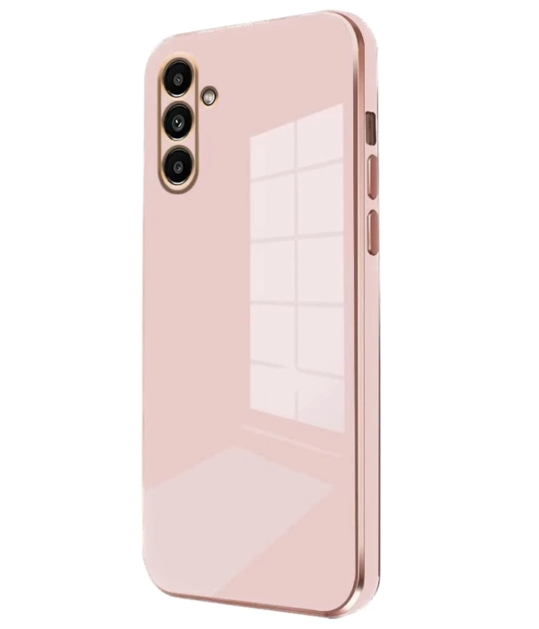 Newface Samsung Galaxy M15 Kılıf Volet Silikon - Pembe