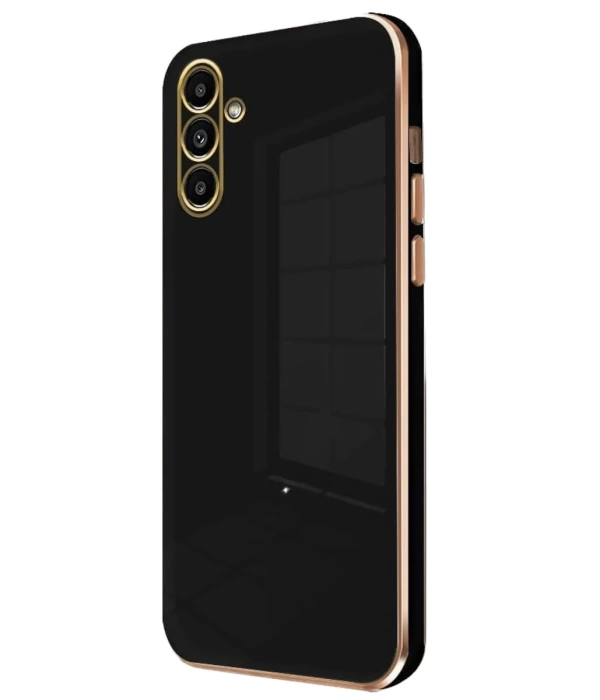 Newface Samsung Galaxy M15 Kılıf Volet Silikon - Siyah