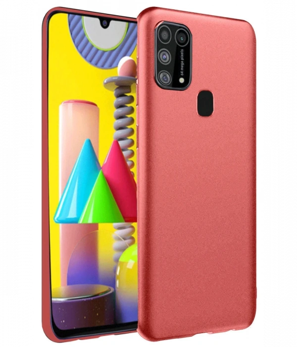 Newface Samsung Galaxy M31 Kılıf Nano içi Kadife Silikon