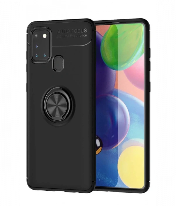 Newface Samsung Galaxy M31 Kılıf Range Yüzüklü Silikon