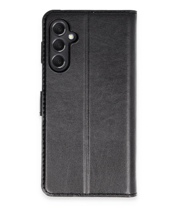 Newface Samsung Galaxy M34 5G Kılıf Trend S Plus Kapaklı Kılıf - Siyah