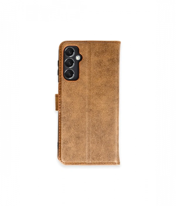 Newface Samsung Galaxy M34 5G Kılıf Trend S Plus Kapaklı Kılıf - Taba
