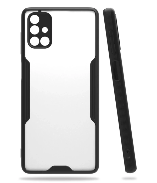 Newface Samsung Galaxy M51 Kılıf Platin Silikon