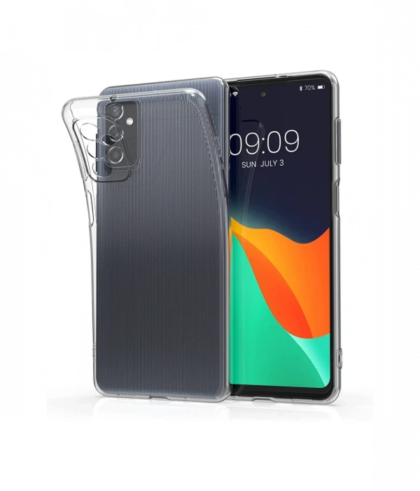 Newface Samsung Galaxy M52 5G Kılıf Lüx Şeffaf Silikon