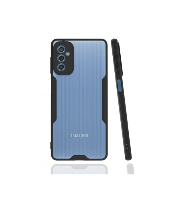 Newface Samsung Galaxy M52 5G Kılıf Platin Silikon