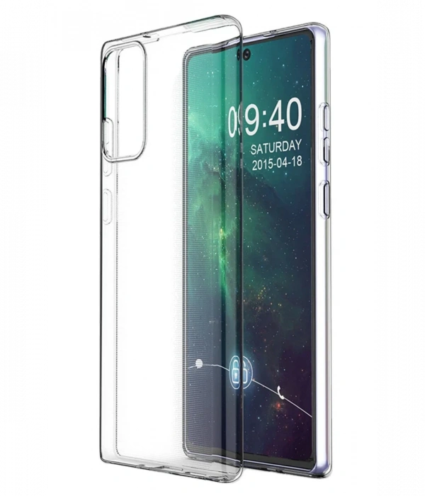 Newface Samsung Galaxy Note 20 Kılıf Lüx Şeffaf Silikon