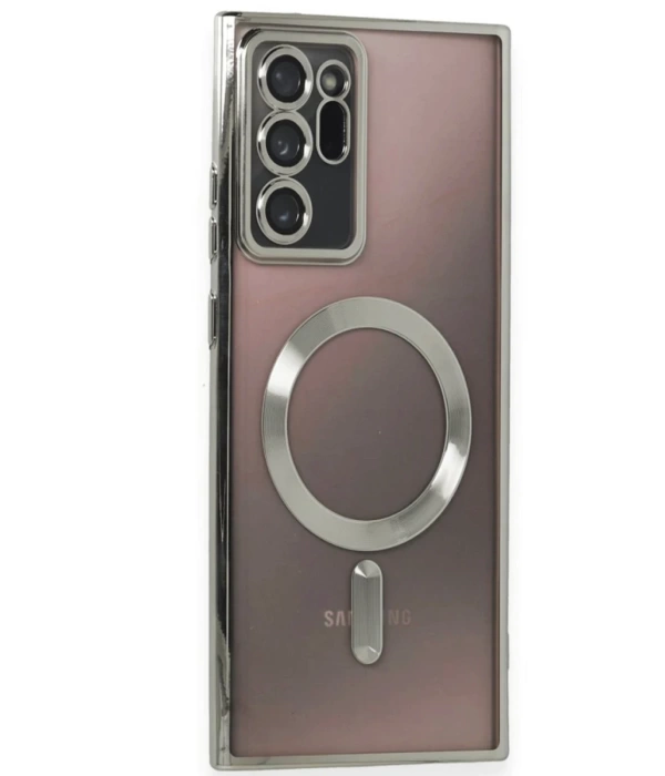 Newface Samsung Galaxy Note 20 Ultra Kılıf Kross Magneticsafe Kapak - Titan Gri