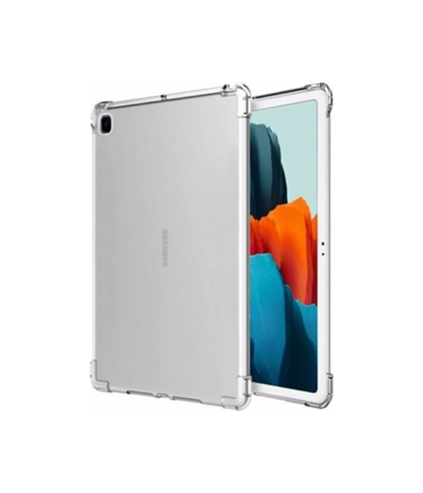 Newface Samsung Galaxy P610 Tab S6 Lite 10.4 Kılıf Anti Şeffaf Tablet Silikon - Şeffaf