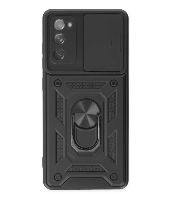 Newface Samsung Galaxy S20 FE Kılıf Pars Lens Yüzüklü Silikon
