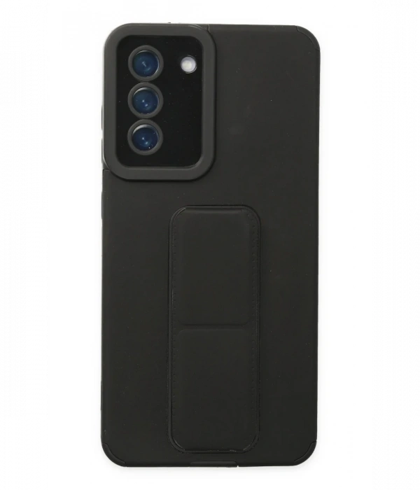 Newface Samsung Galaxy S21 FE Kılıf Mega Standlı Silikon