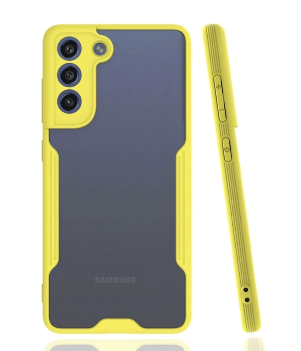 Newface Samsung Galaxy S21 FE Kılıf Platin Silikon