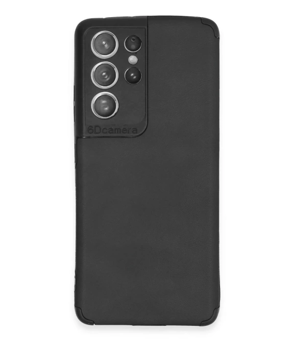 Newface Samsung Galaxy S21 Ultra Kılıf Loop Deri Silikon