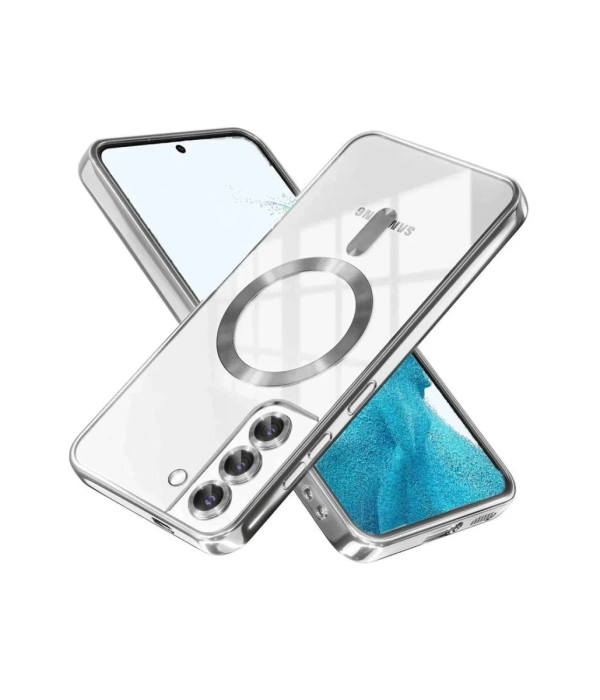 Newface Samsung Galaxy S22 Kılıf Kross Magneticsafe Kapak - Titan Gri