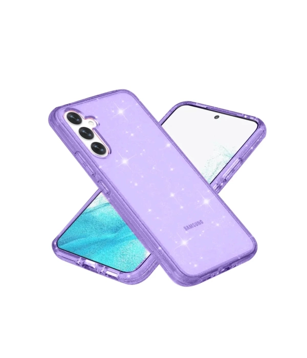 Newface Samsung Galaxy S23 FE Kılıf Glow Magsafe Kapak - Mor