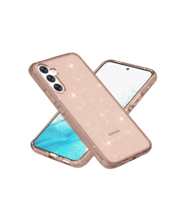 Newface Samsung Galaxy S23 FE Kılıf Glow Magsafe Kapak - Turuncu