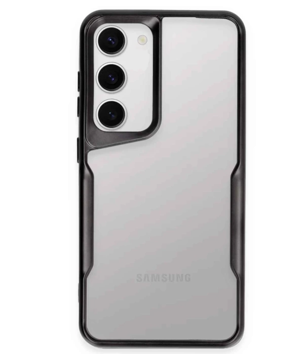 Newface Samsung Galaxy S23 Kılıf Boyi Silikon Kapak - Siyah