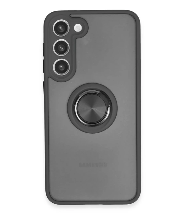 Newface Samsung Galaxy S23 Plus Kılıf Montreal Yüzüklü Silikon Kapak
