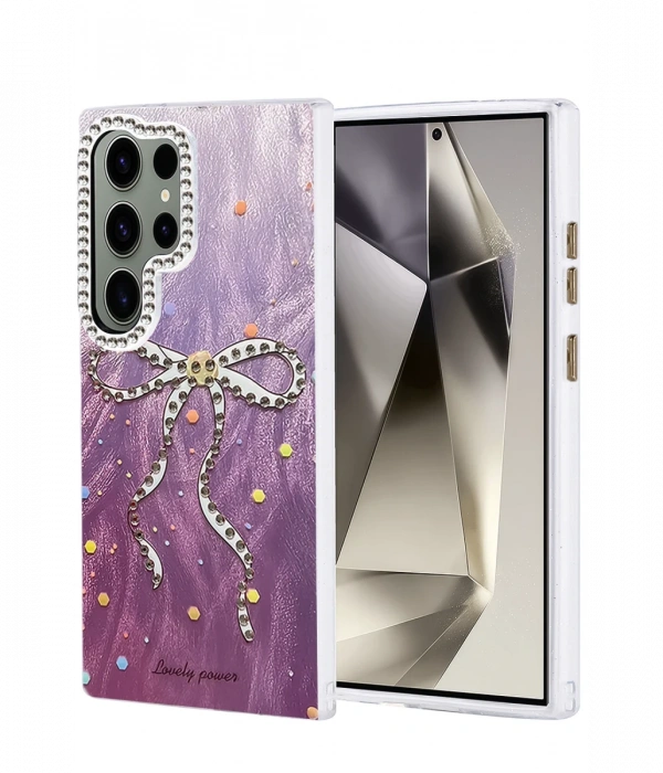Newface Samsung Galaxy S23 Ultra Kılıf Blade Aynalı Desenli Kapak