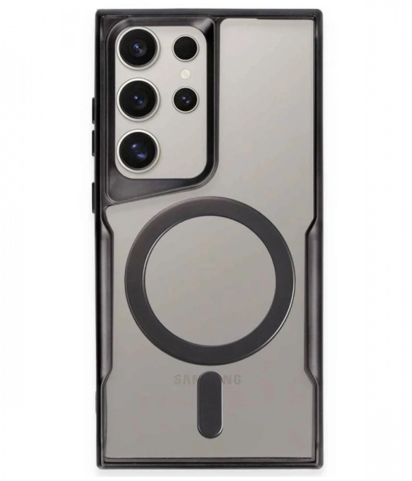 Samsung Galaxy S23 Ultra Kılıf Boyi Magsafe Silikon Kapak