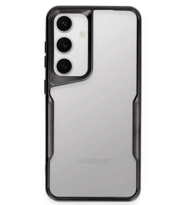 Newface Samsung Galaxy S24 Kılıf Boyi Silikon Kapak - Siyah