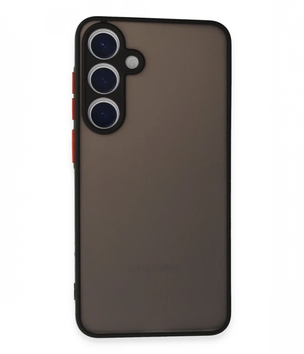 Newface Samsung Galaxy S24 Kılıf Montreal Silikon Kapak - Siyah
