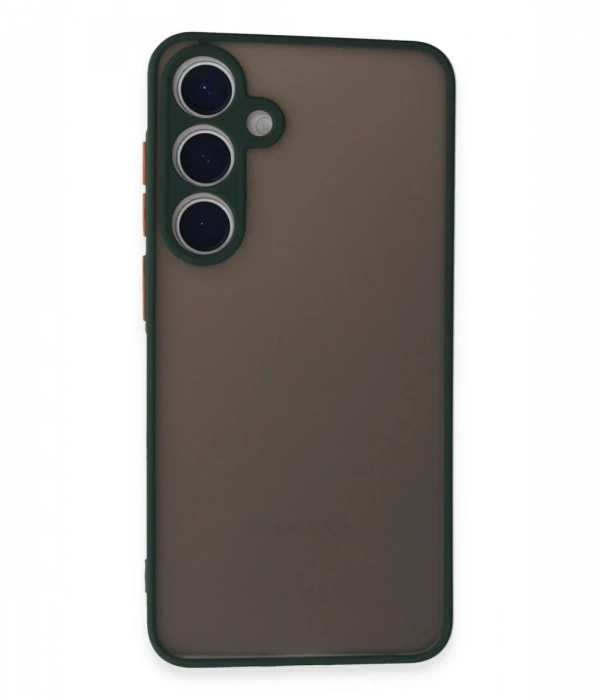 Newface Samsung Galaxy S24 Kılıf Montreal Silikon Kapak - Yeşil