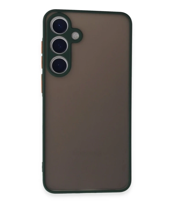 Newface Samsung Galaxy S24 Kılıf Montreal Silikon Kapak - Yeşil