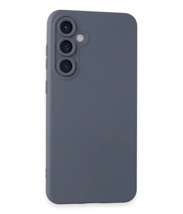 Newface Samsung Galaxy S24 Kılıf Nano içi Kadife Silikon - Gri