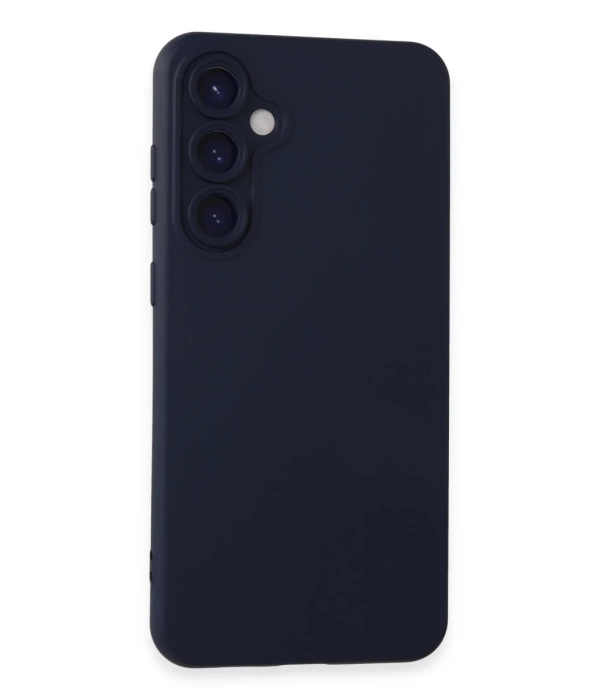 Newface Samsung Galaxy S24 Kılıf Nano içi Kadife Silikon - Lacivert