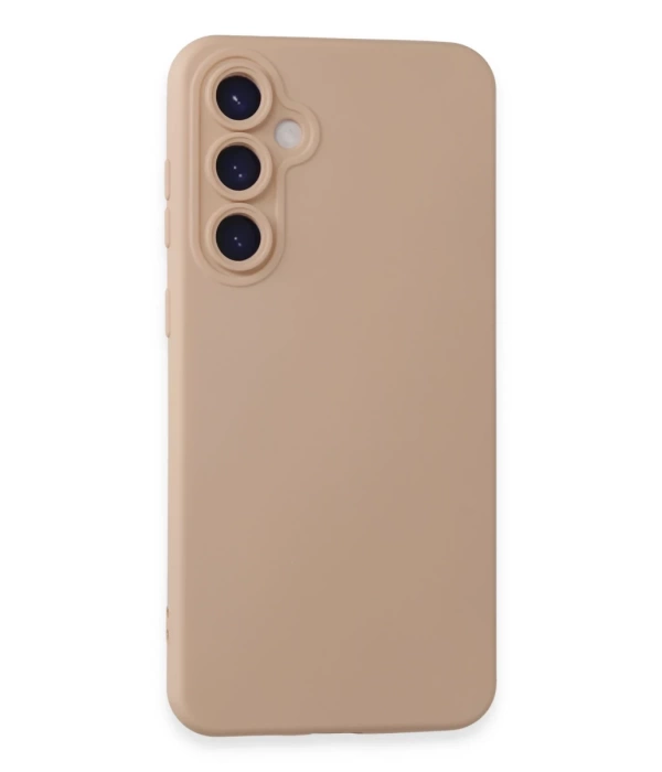 Newface Samsung Galaxy S24 Kılıf Nano içi Kadife Silikon - Pudra