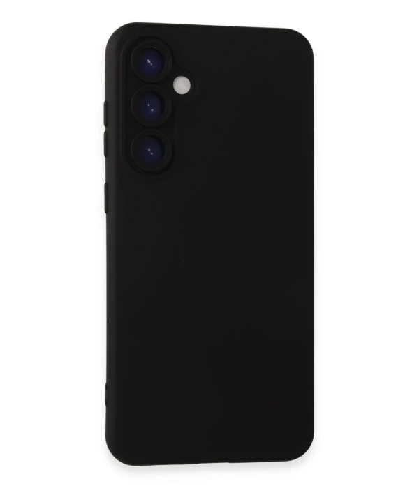 Newface Samsung Galaxy S24 Kılıf Nano içi Kadife Silikon - Siyah