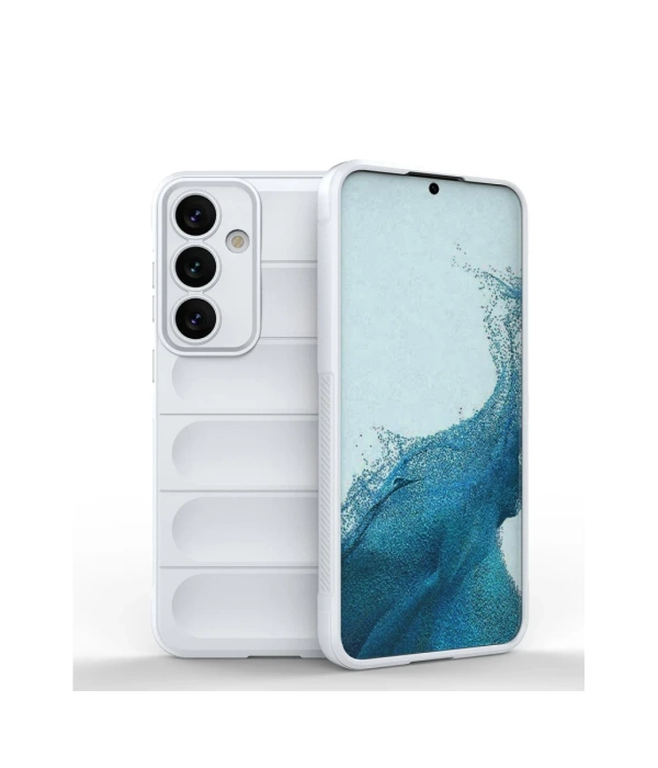 Newface Samsung Galaxy S24 Kılıf Optimum Silikon - Krem