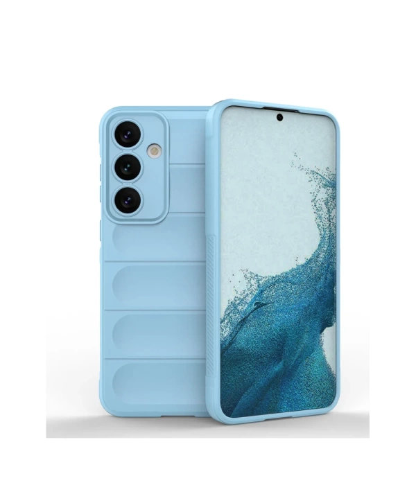 Newface Samsung Galaxy S24 Kılıf Optimum Silikon - Sky Blue