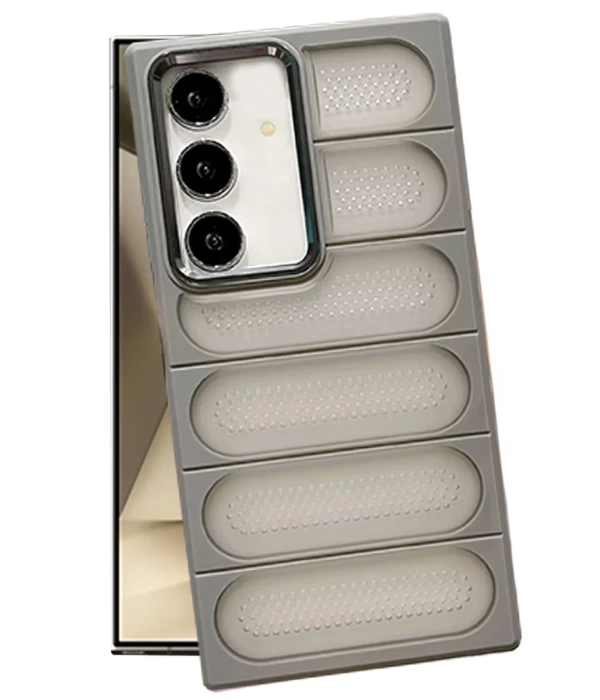 Newface Samsung Galaxy S24 Plus Kılıf Airmax Silikon Kapak - Titan Gri