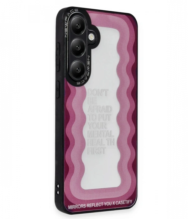 Newface Samsung Galaxy S24 Plus Kılıf Mirror Desenli Kapak - Mirror - 11