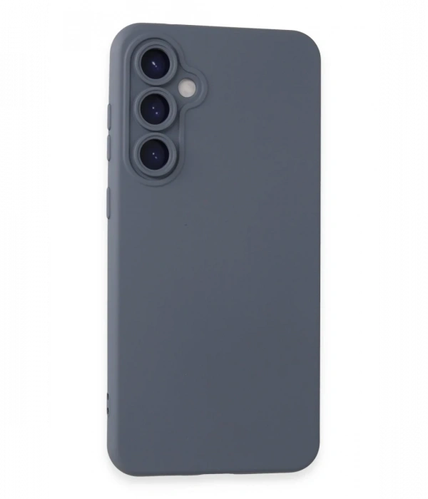 Newface Samsung Galaxy S24 Plus Kılıf Nano içi Kadife Silikon - Gri