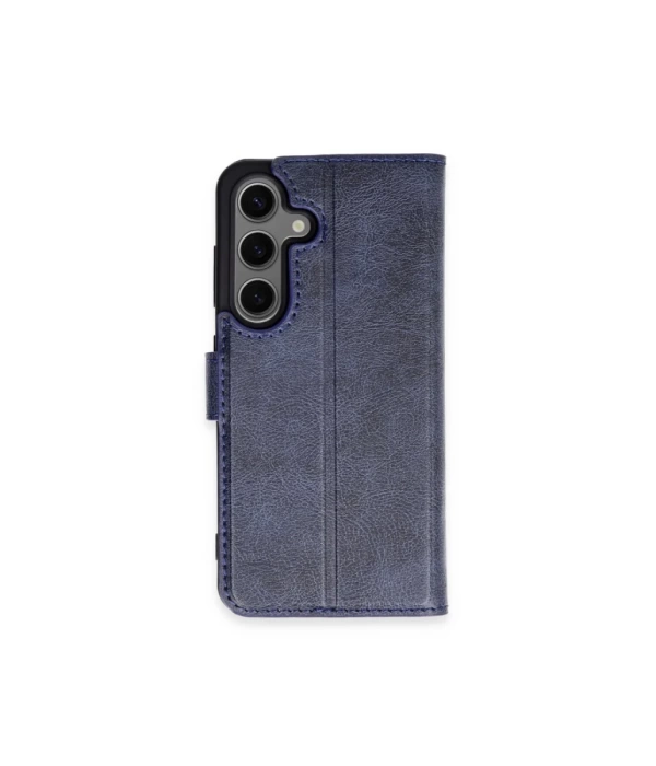 Newface Samsung Galaxy S24 Plus Kılıf Trend S Plus Kapaklı Kılıf - Lacivert
