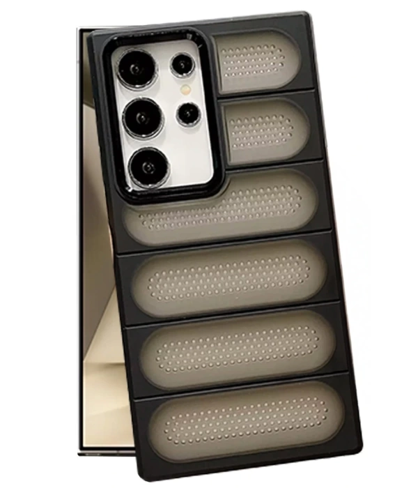 Newface Samsung Galaxy S24 Ultra Kılıf Airmax Silikon Kapak - Siyah